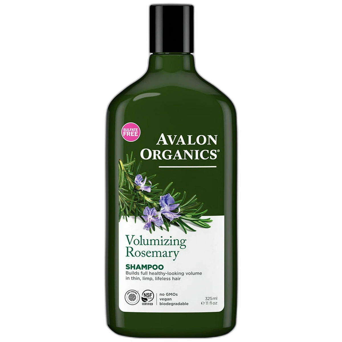 Avalon Organics Shampoo Volumizing Rosemary 11Oz (Pack of 6)