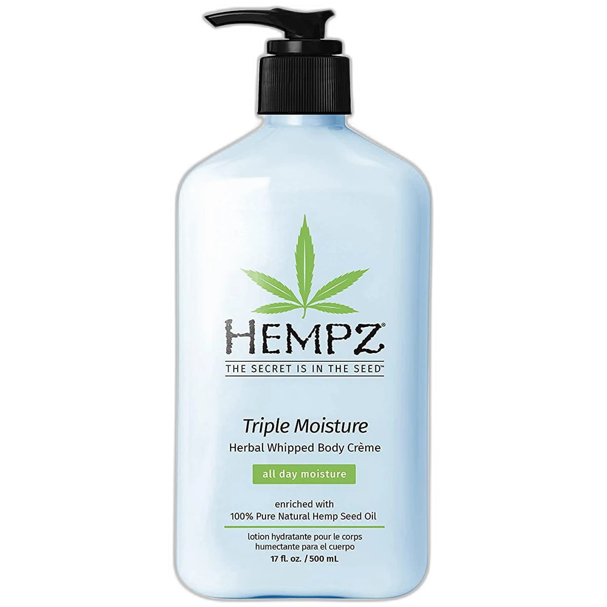 Hempz Triple Moisturizer Herbal Whipped Body Creme 17Oz (Pack of 12)