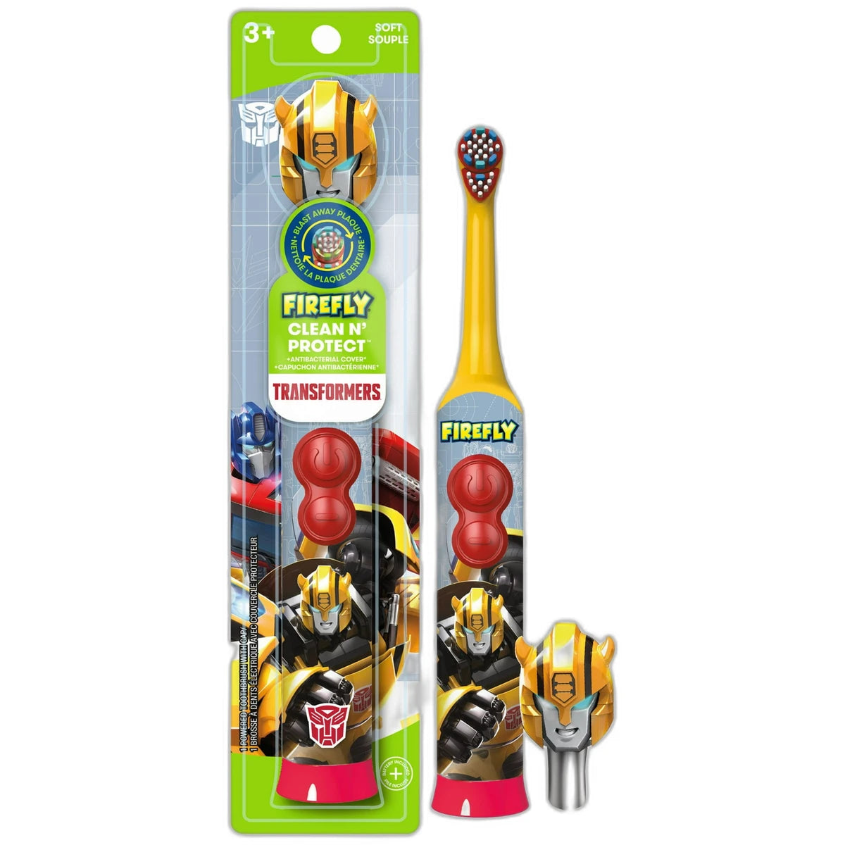 Firefly Clean n Protect Battery Powered Toothbrush Transformer Soft 2.4Oz (Pack of 24)