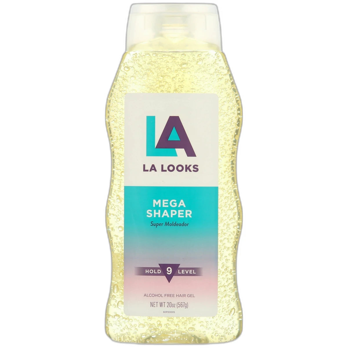 L.A. Looks Mega Shaper Hair Styling Gel 20Oz (Pack of 6)