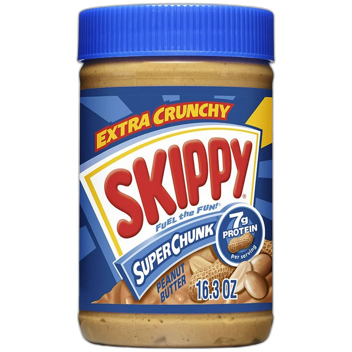 Skippy Super Chunk Peanut Butter 16.3Oz (Pack of 12)