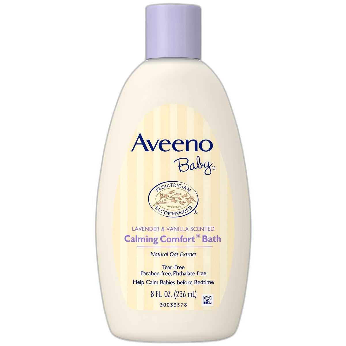 Aveeno Calming Comfort Baby Bath Lavender And Vanilla 8Oz (Pack of 24)