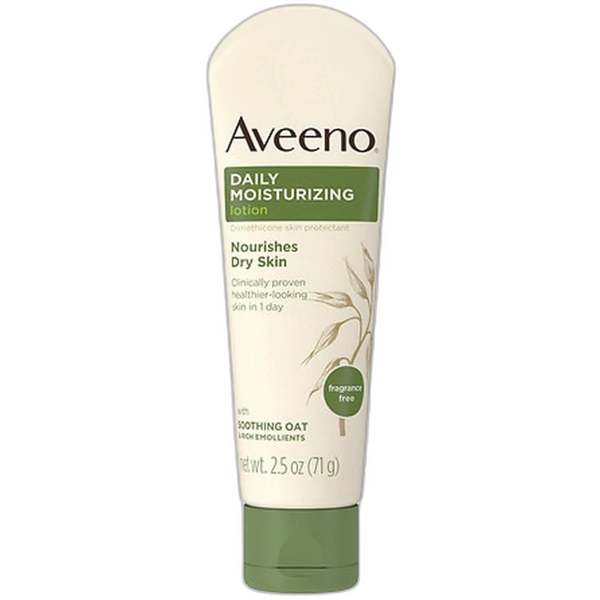 Aveeno Daily Moisturizing Body Lotion with Soothing Oat and Rich Emollients 2.5Oz (Pack of 12)