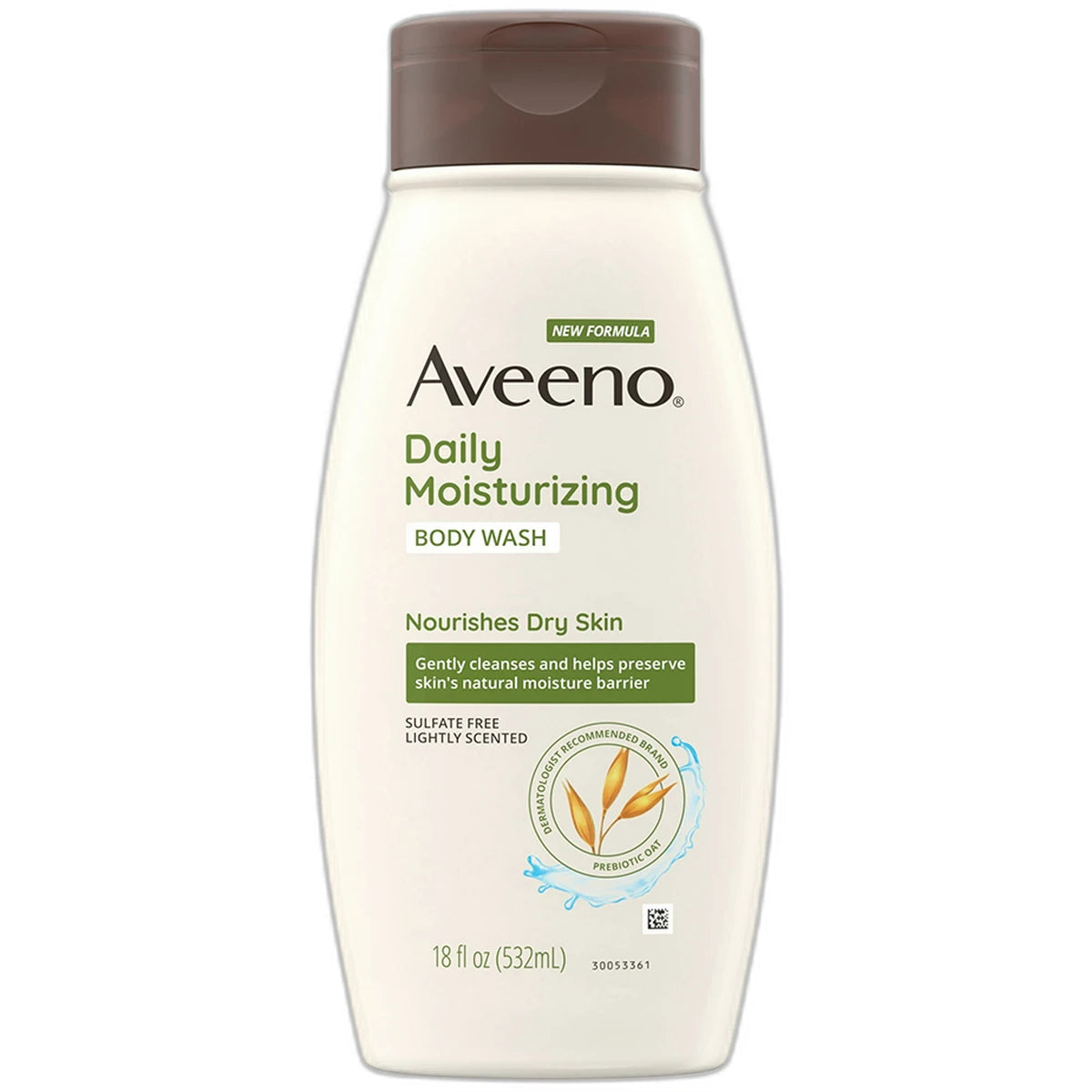 Aveeno Daily Moisturizing Body Wash 18Oz (Pack of 12)