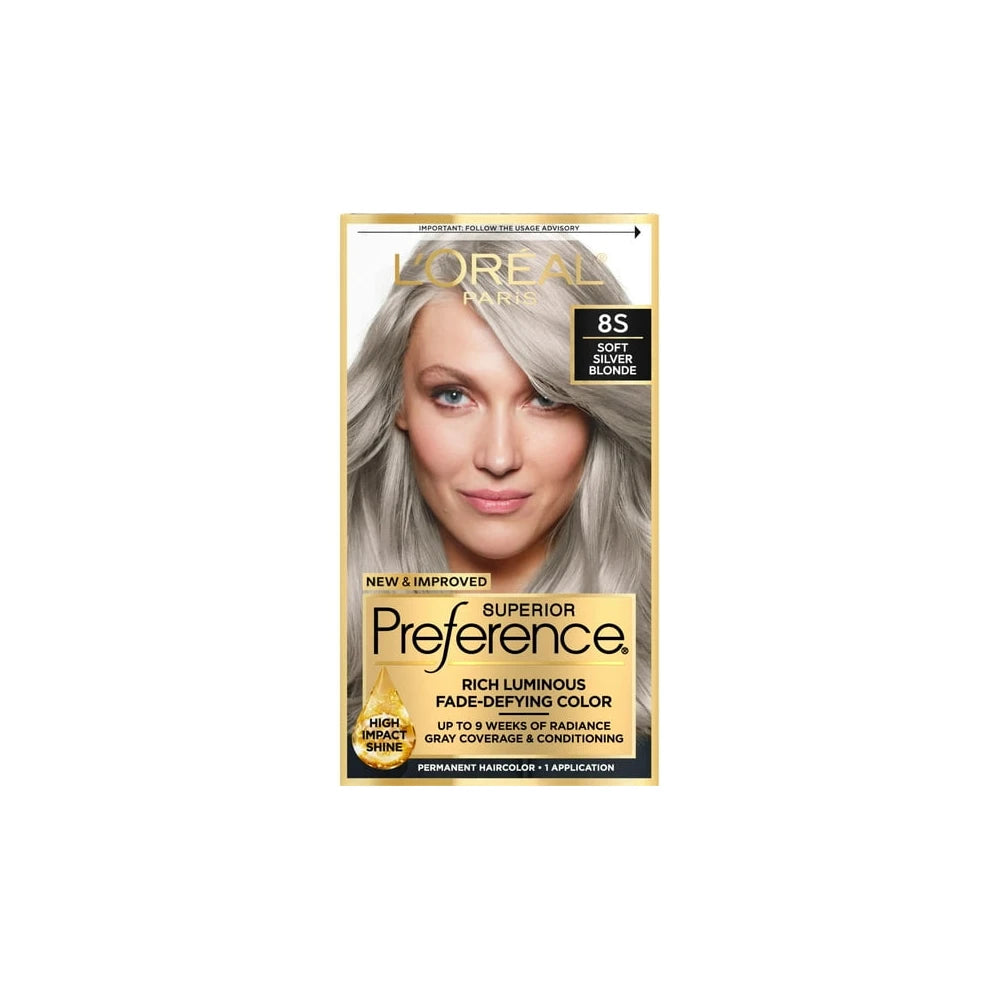 L'Oreal Paris Fade - Defying Color + Shine System Permanent Hair Color - Soft Si (Pack of 12)