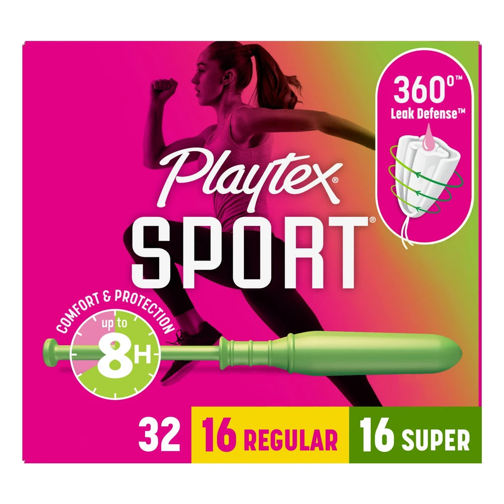 Playtex Sport Multipack - Regular /Super - 32ct (Pack of 12)