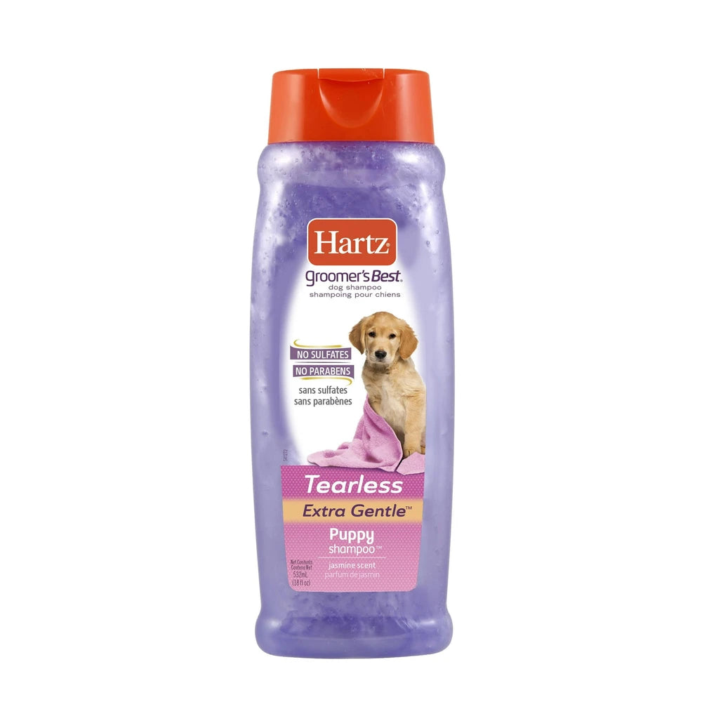 Hartz Groomer s Best Puppy Shampoo Tearless Extra Gentle Shampoo for Puppies J 18Oz (Pack of 12)
