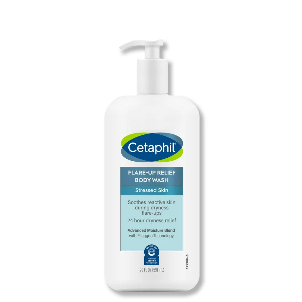 Cetaphil Flare-Up Relief Colloidal Oatmeal Body Wash - 20 fl Oz (Pack of 12)