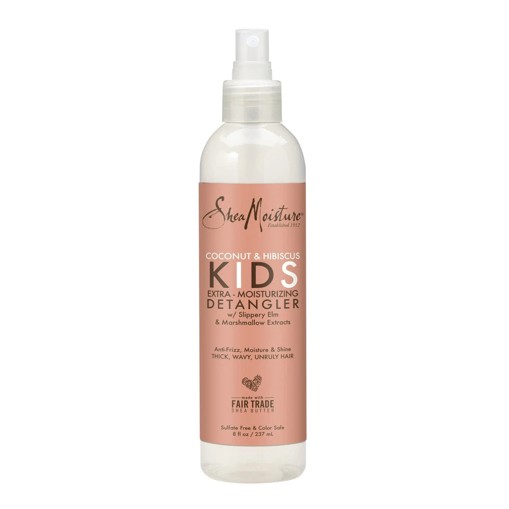 SheaMoisture Coconut & Hibiscus Kids Extra-Moisturizing Detangler - 8 fl Oz (Pack of 12)