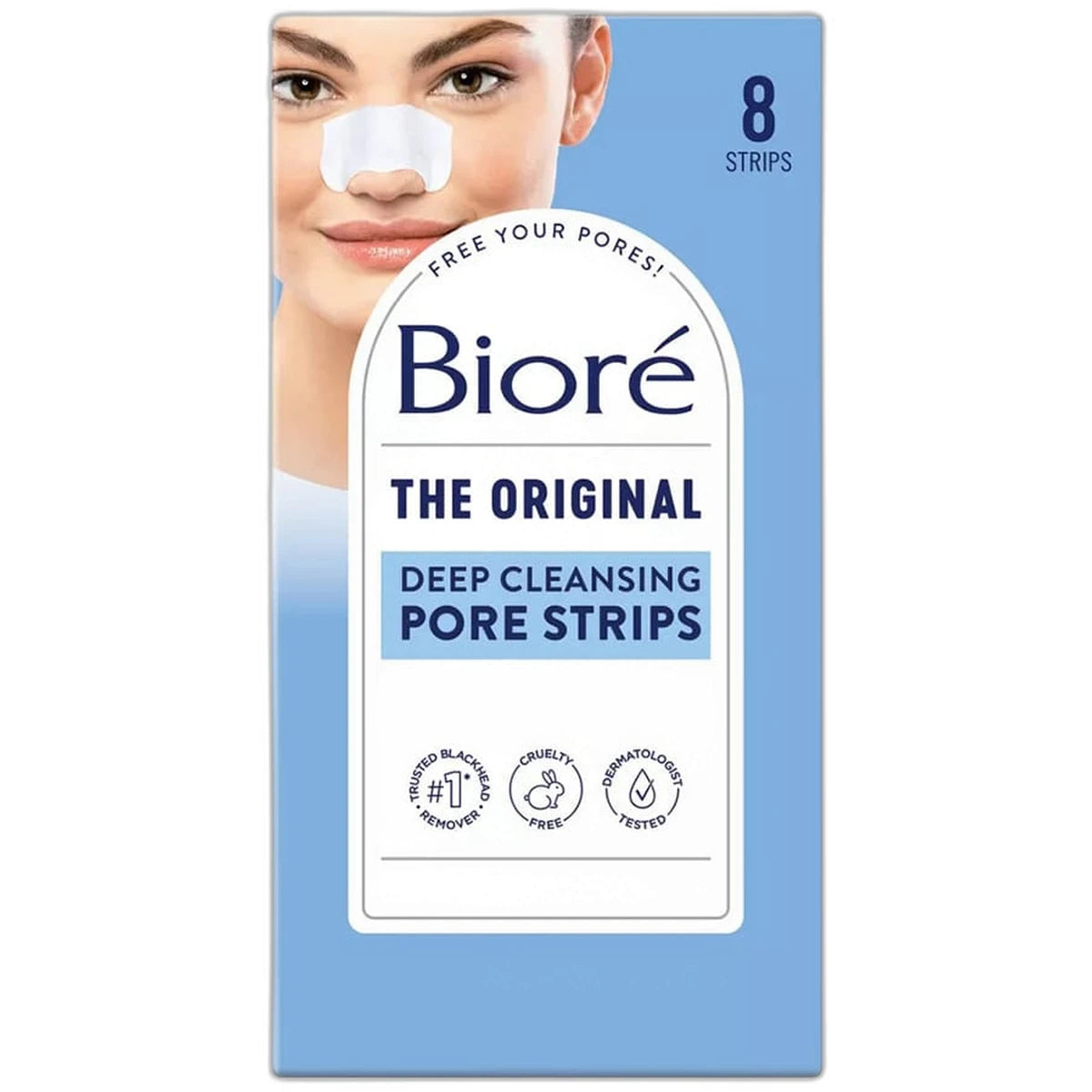 Biore Deep Cleansing Pore Strips For Nose (Pack of 12)