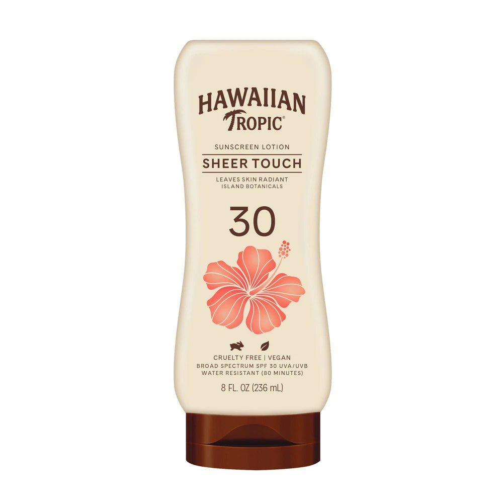 Hawaiian Tropic Sheer Touch Ultra Radiance Lotion Sunscreen - SPF 30 - 8 fl Oz (Pack of 12)