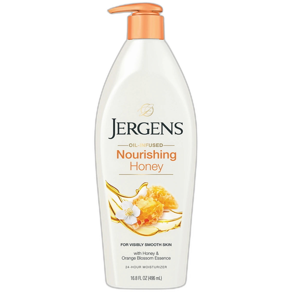 Jergens Nourishing Honey Lotion 16.8Oz (Pack of 4)