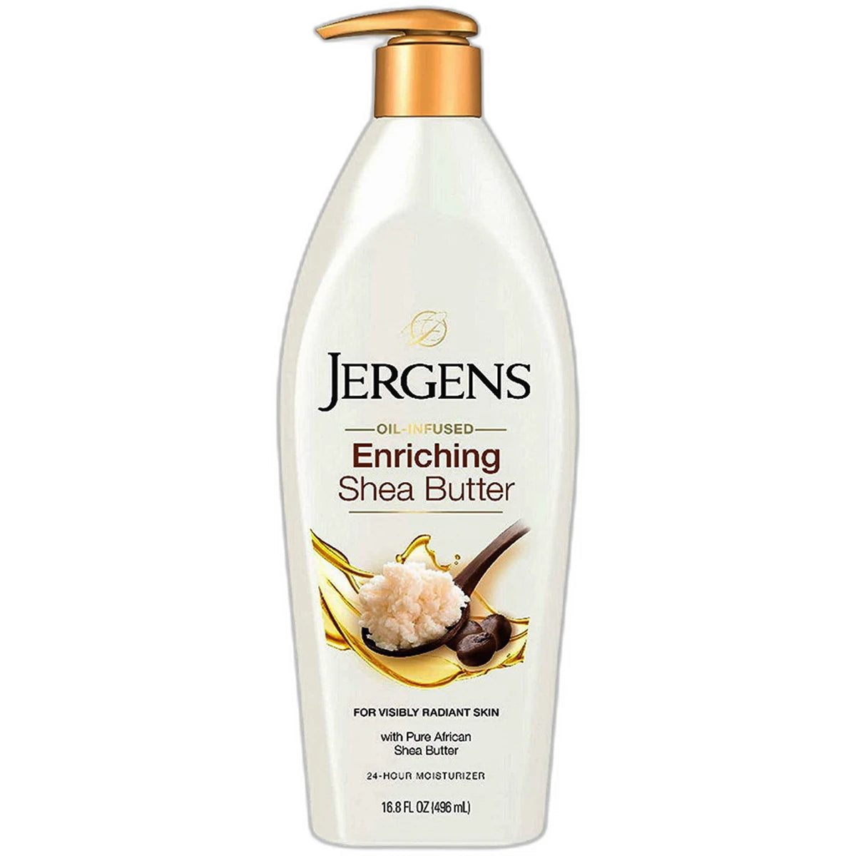 Jergens Shea Butter Skin Enriching Moisturizer 16.8Oz (Pack of 6)