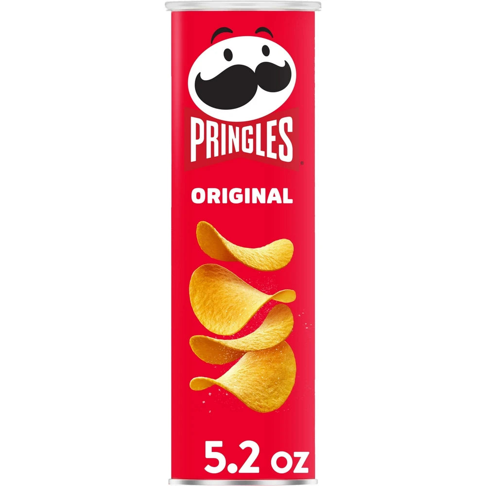 Pringles Original Potato Crisps Chips Lunch Snacks 5.2 Oz (Pack of 14)