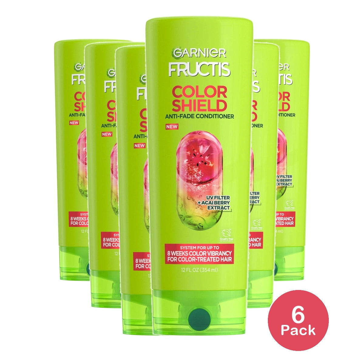 Garnier Fructis Color Shield Color Protecting Conditioner 12 fl oz(Pack of 6)