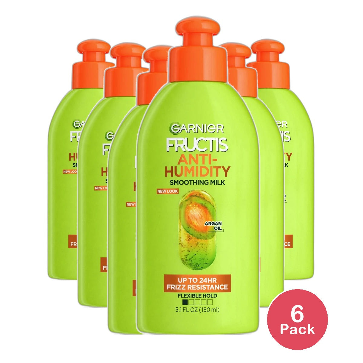 Garnier Fructis Style Smoothing Milk Strong 5.1Oz (Pack of 6)