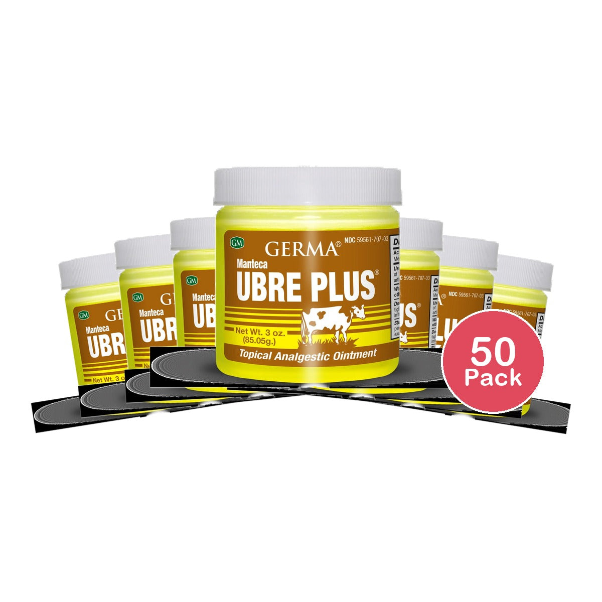 Germa Manteca Ubre Plus Yellow 3 Oz (Pack of 50)