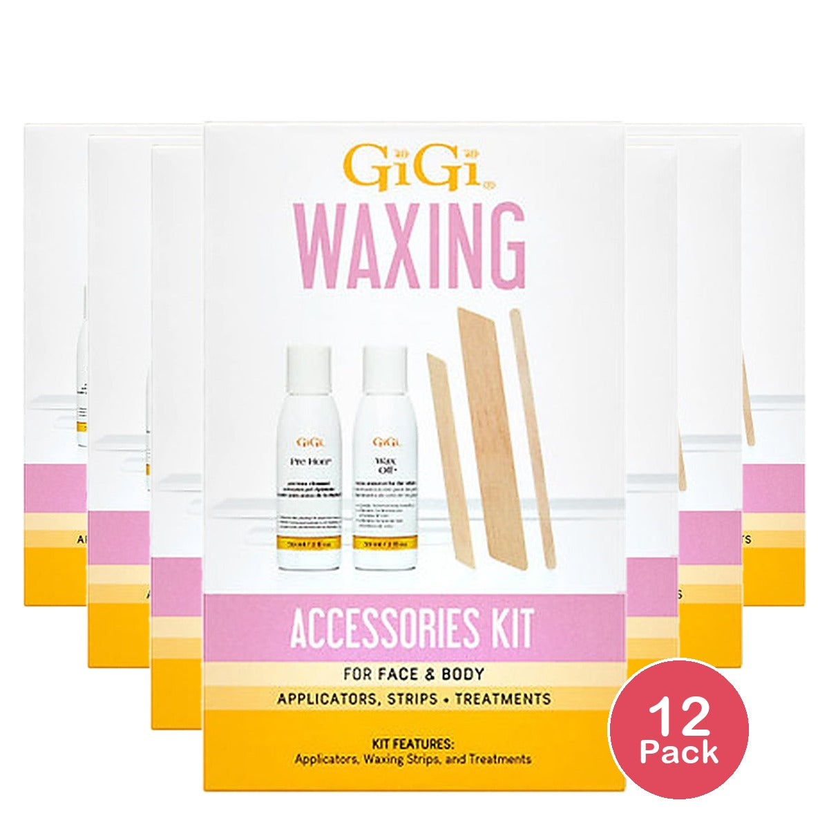 GiGi Waxing Accessories Kit (Pack of 12)