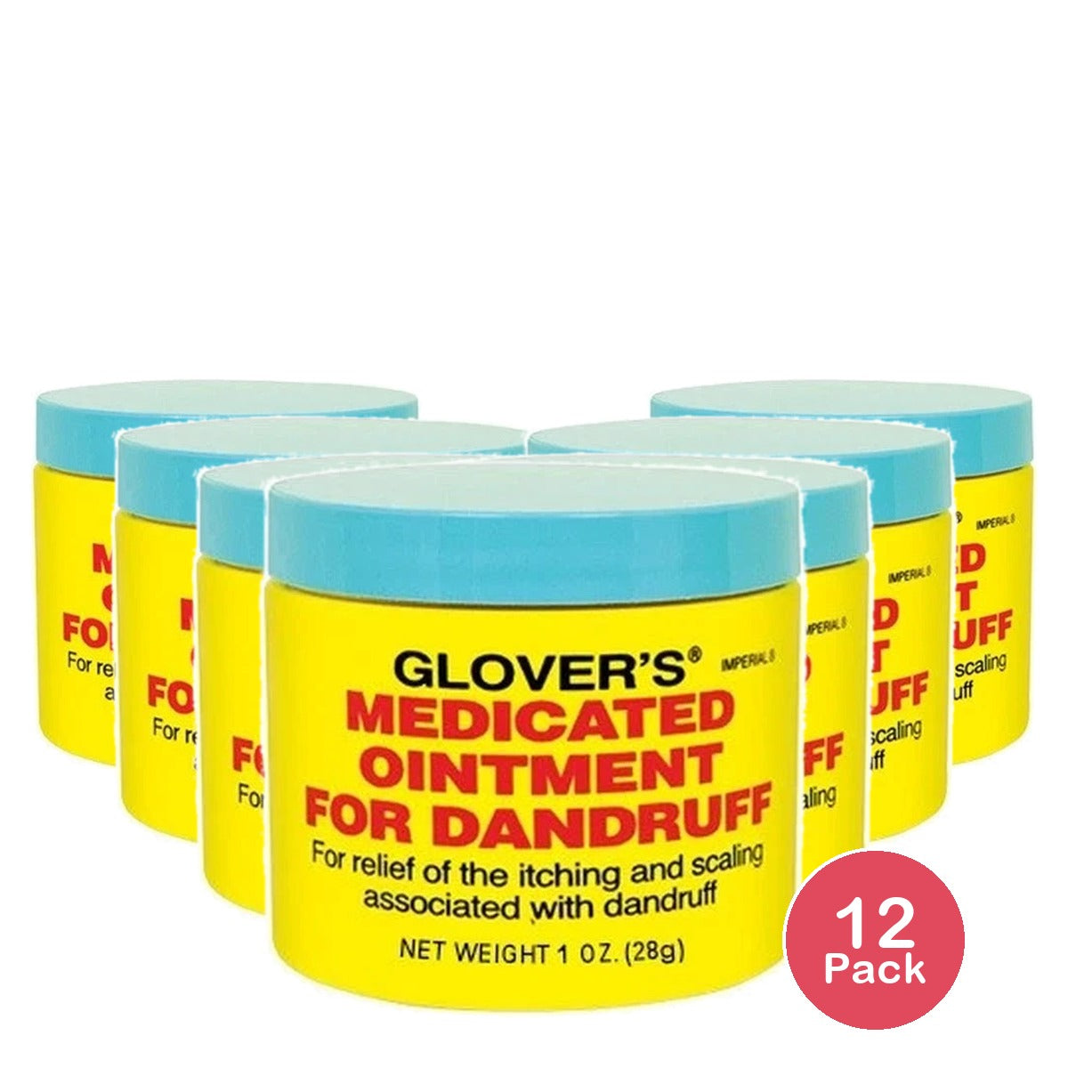 Glovers Medicated Ointment for Dandruff 1 oz (Pack of 12)