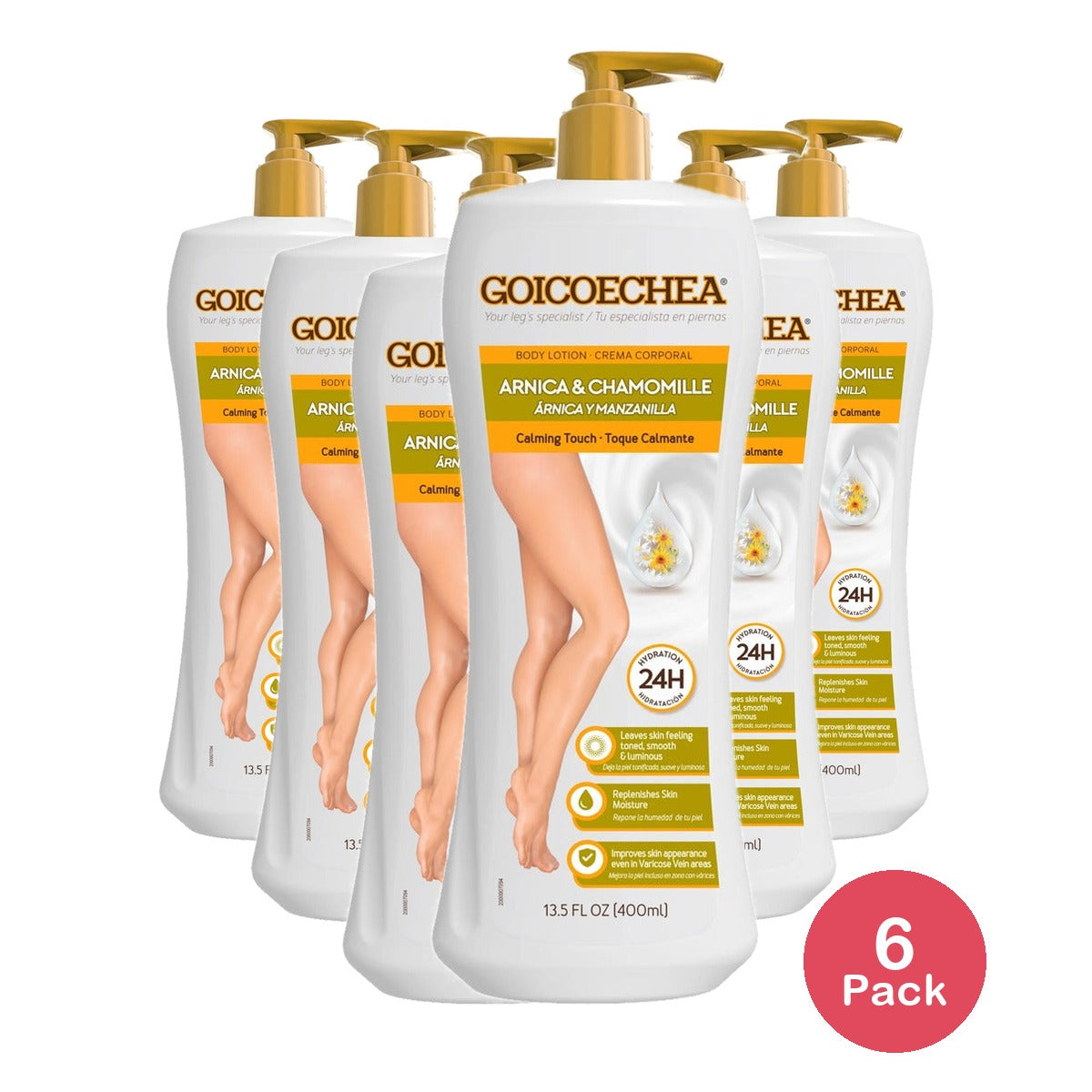 Goicoechea Calming Touch Body Lotion 13.5 Fl Oz (Pack of 6)