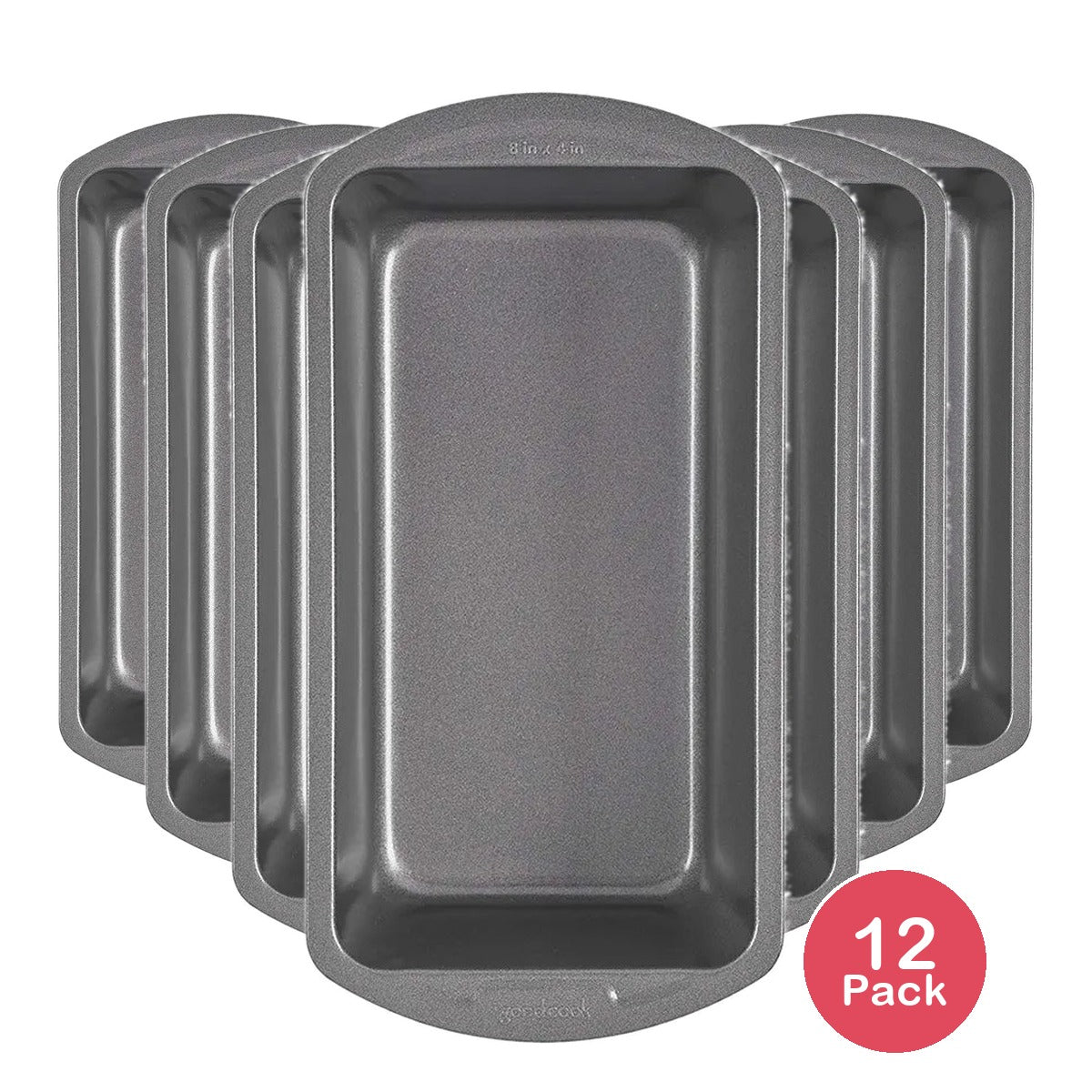 Good Cook Non-Stick Loaf Pan 8x4in (Pack of 12)