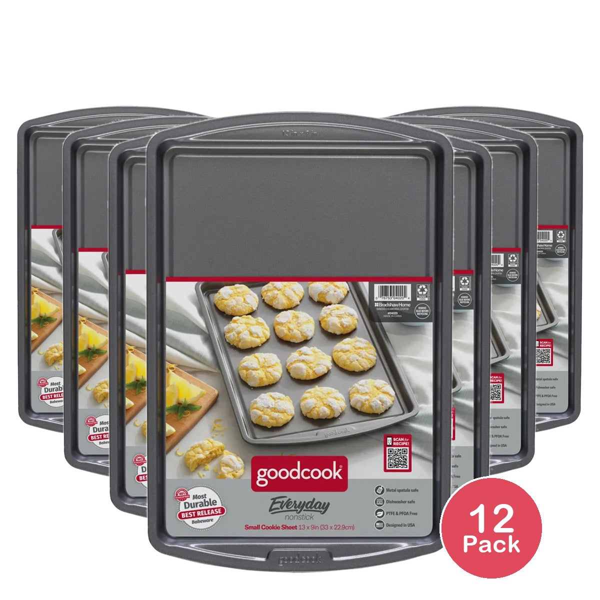 Good Cook Steel Nonstick Bakeware 13x9in 24Oz (Pack of 12)