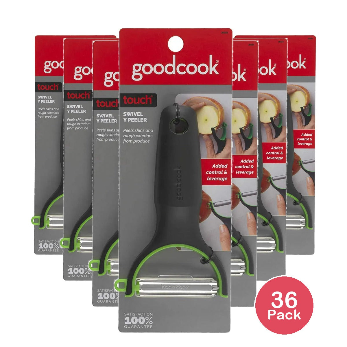 Good Cook Y Shape Peeler Stainless Steel 2.9oz (colours may vary) (Pack of 36)