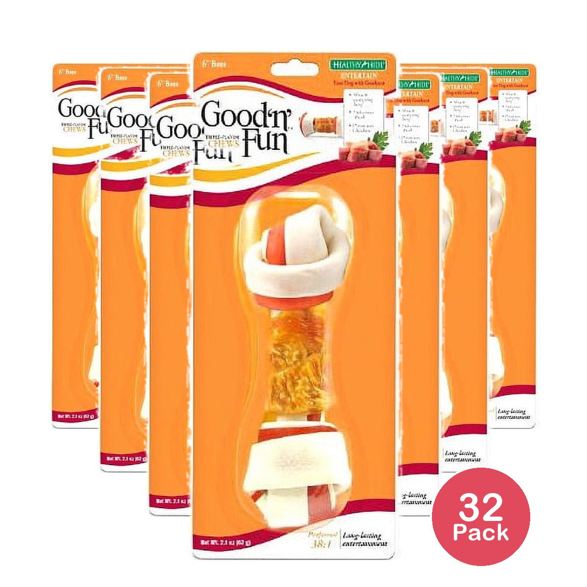 Good N Fun Medium Bone Dog Treat (Pack of 32)
