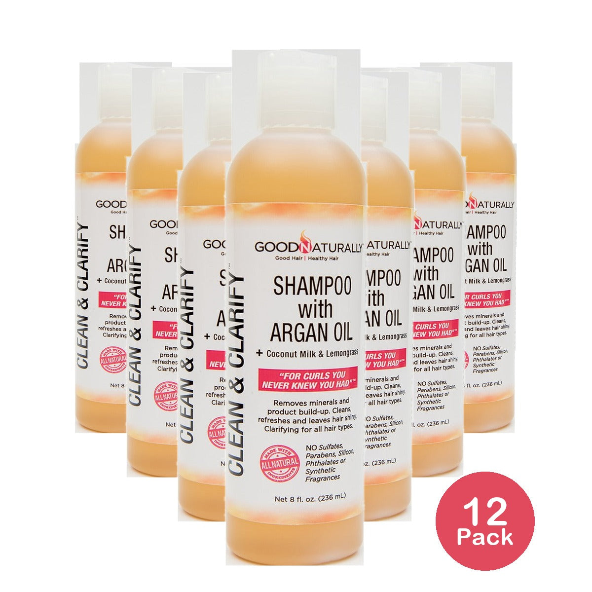 Good Naturally Clarifying Shampoo 8 Oz (Pack of 12)