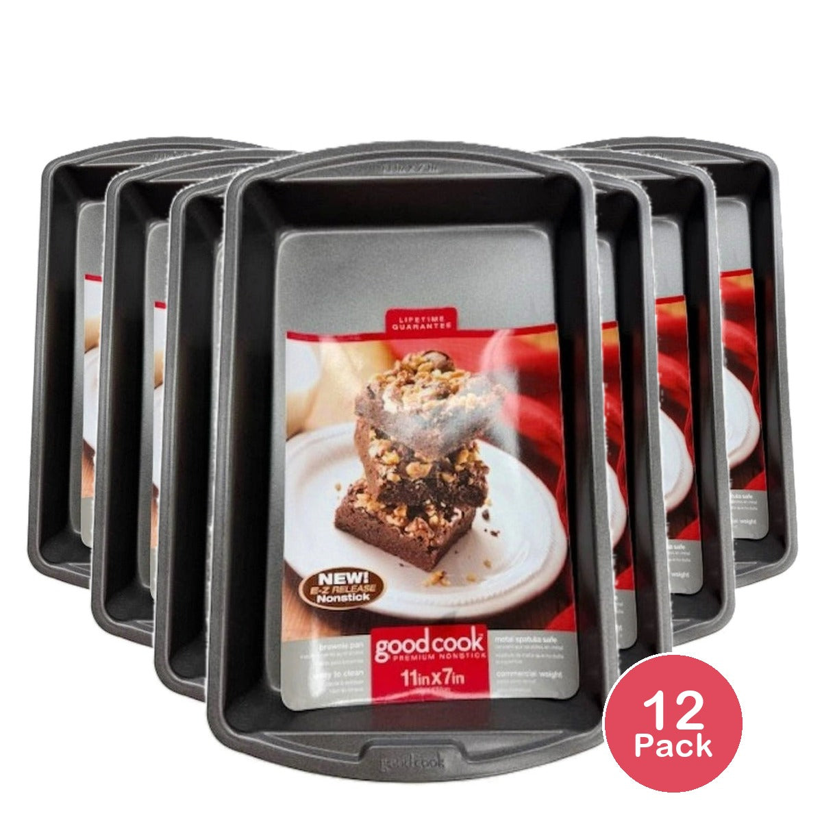 Goodcook 11 X 7 Steel Non-Stick Baking Pan (Pack of 12)