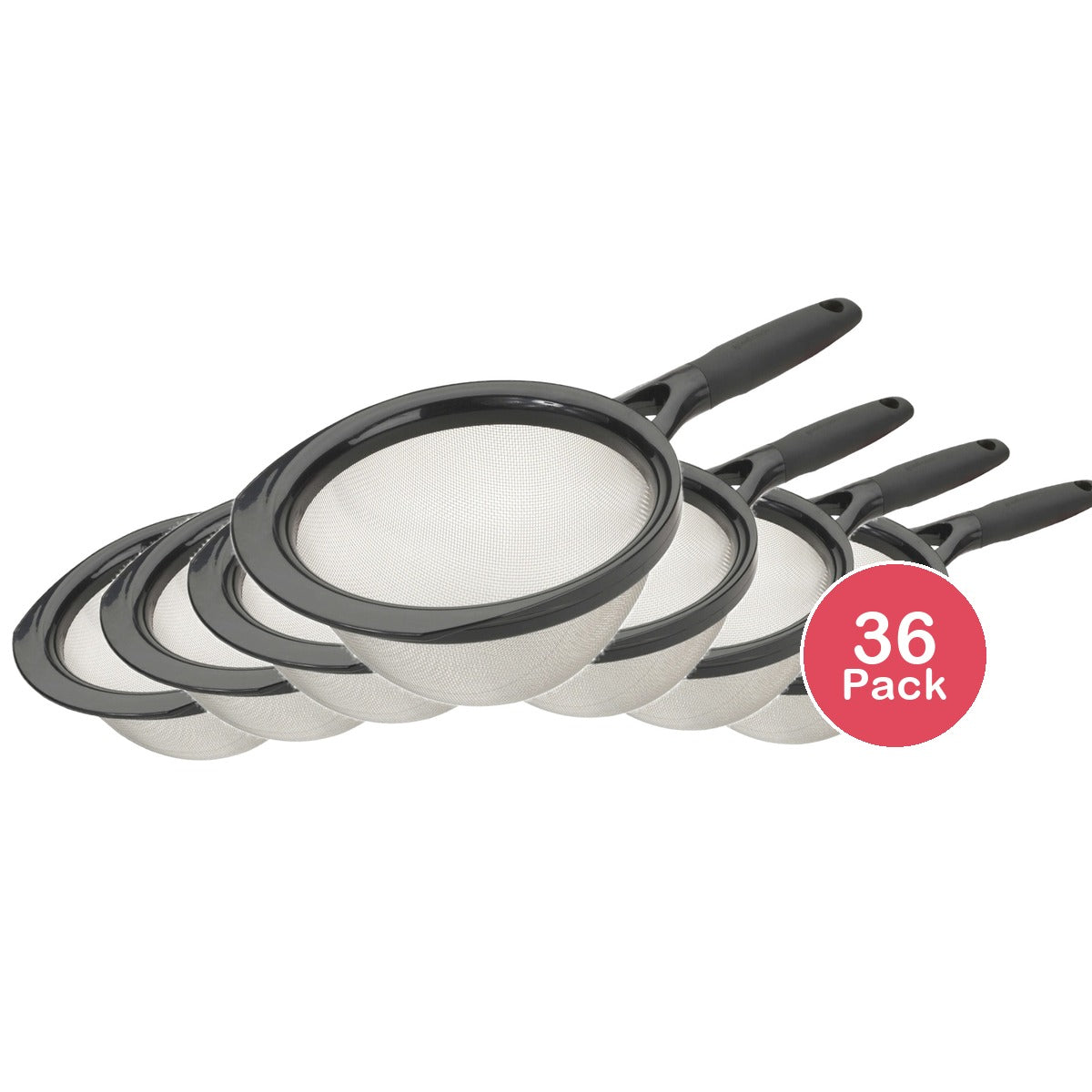 GoodCook Touch 8" Stainless Steel Wire Mesh Strainer (Pack of 36)