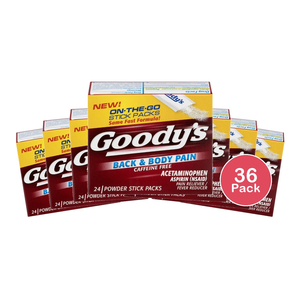 Goodys Back And Body Pain Formula Powder24 Ea 3.21oz (Pack of 36)