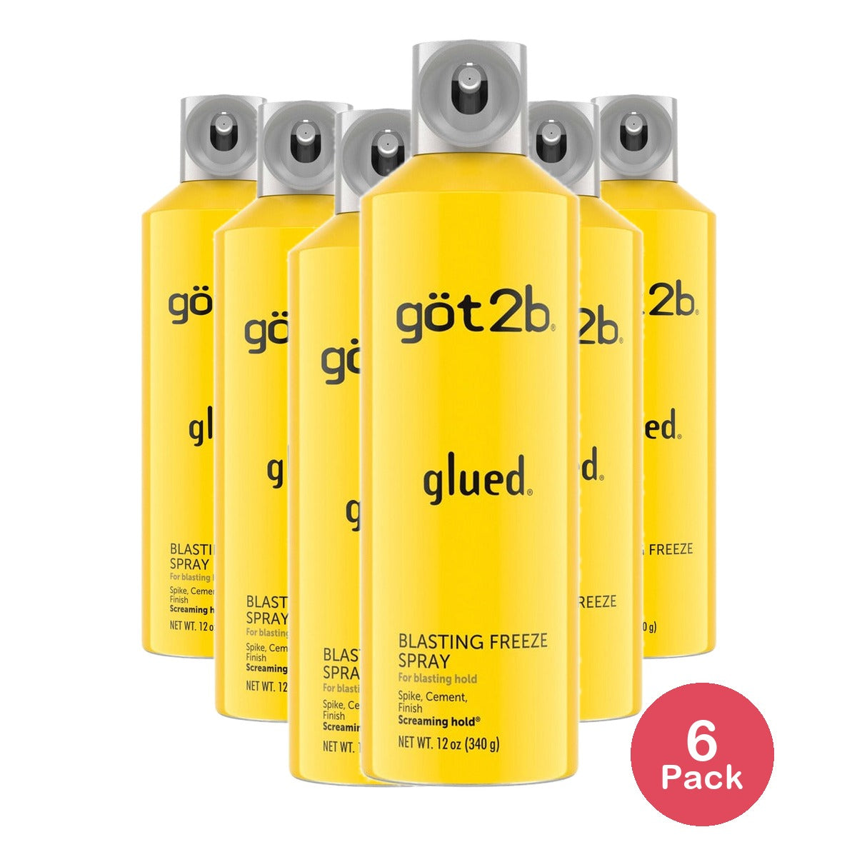 Got2B Glued Blasting Freeze Spray 12 Oz (Pack of 6)