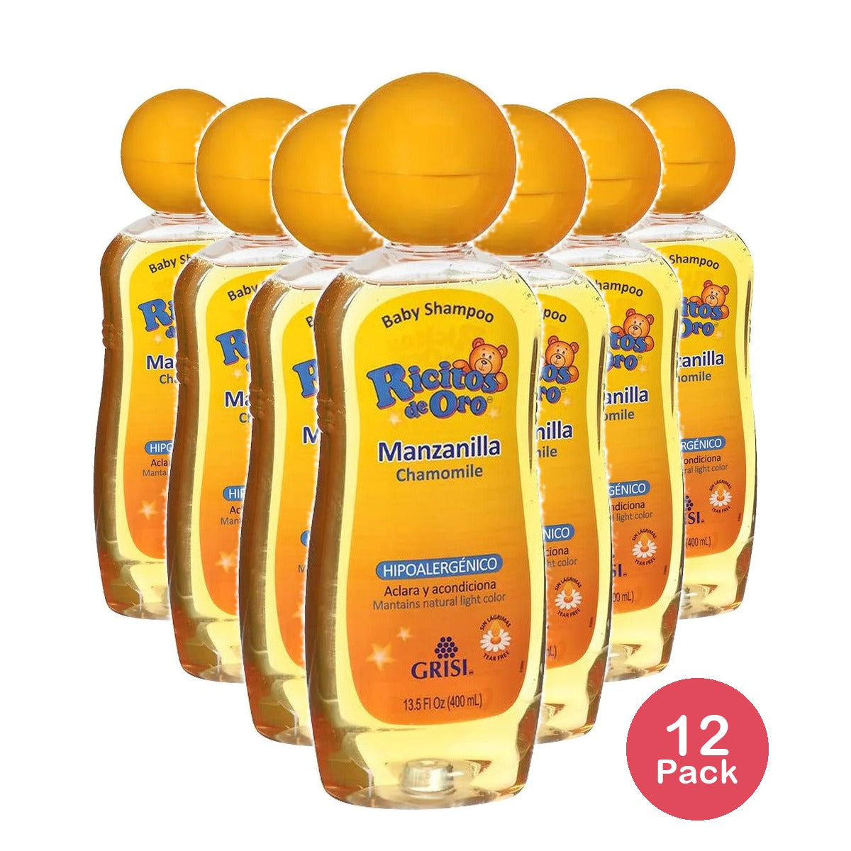 Grisi Ricitos De Oro Baby Shampoo 13.5 Oz (Pack of 12)