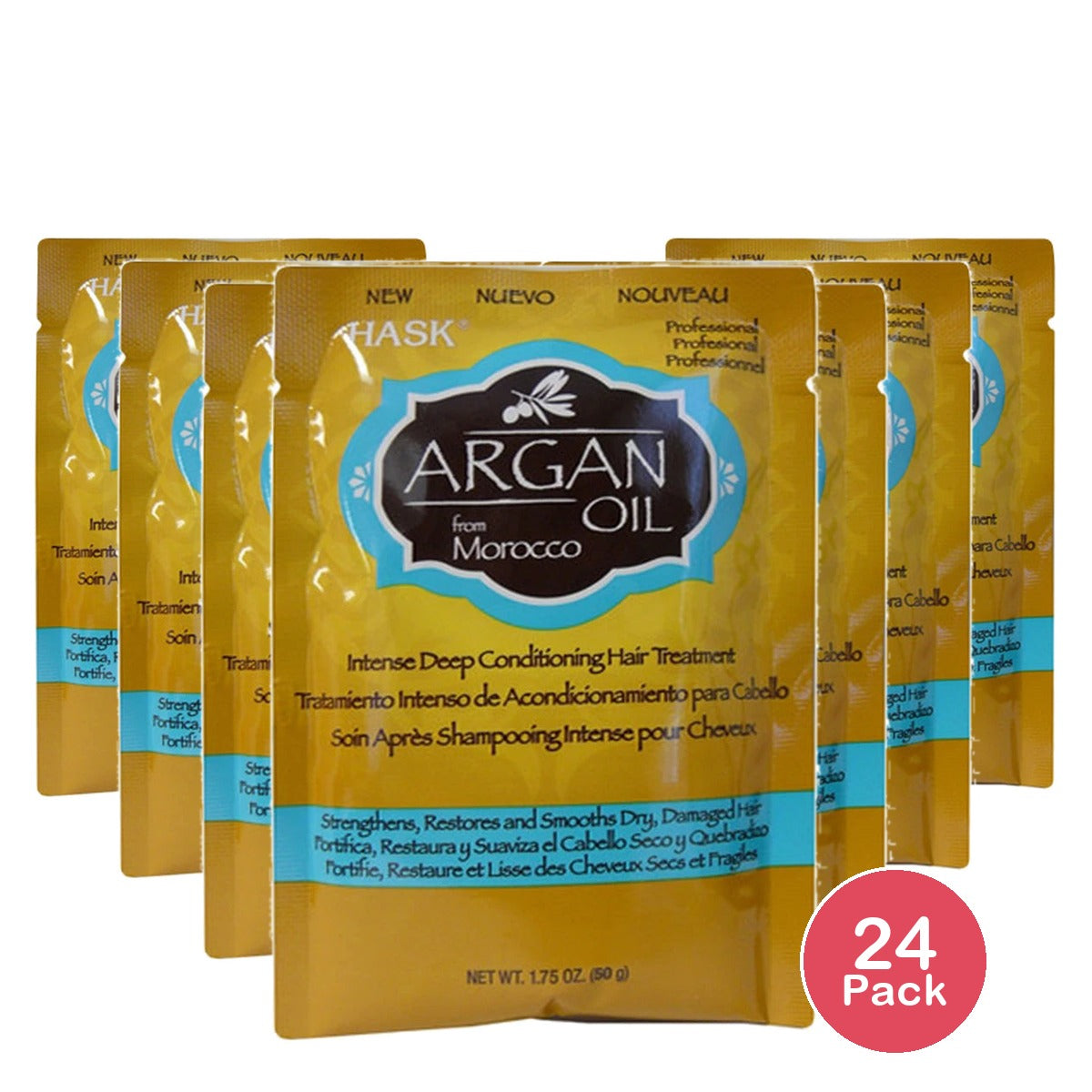 Hask Pks Argan Oil 1.75oz Deep Conditioning Treatment (12 Pieces) (Pack of 24)
