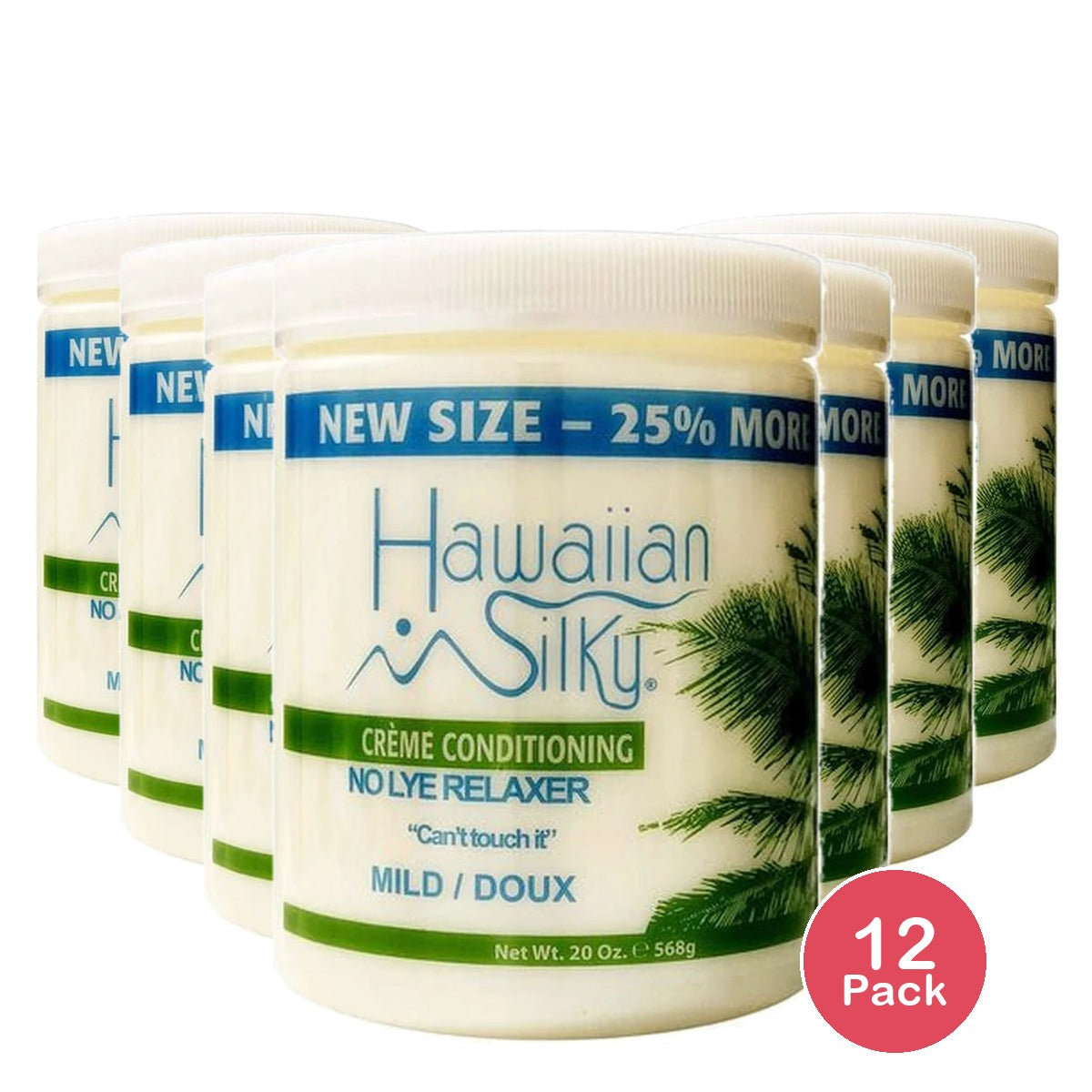 Hawaiian Silky Creme Conditioning No-Lye RelAxer (Mild) 20 Oz (Pack of 12)