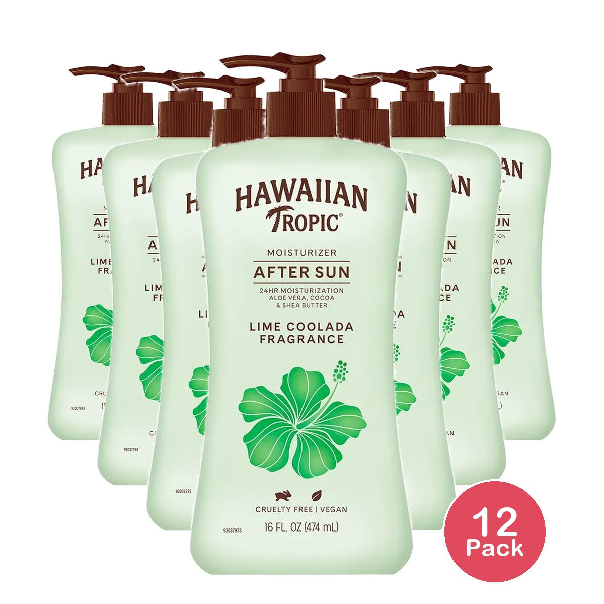 Hawaiian Tropic After Sun Moisturizer Lime Coolada 16Oz (Pack of 12)