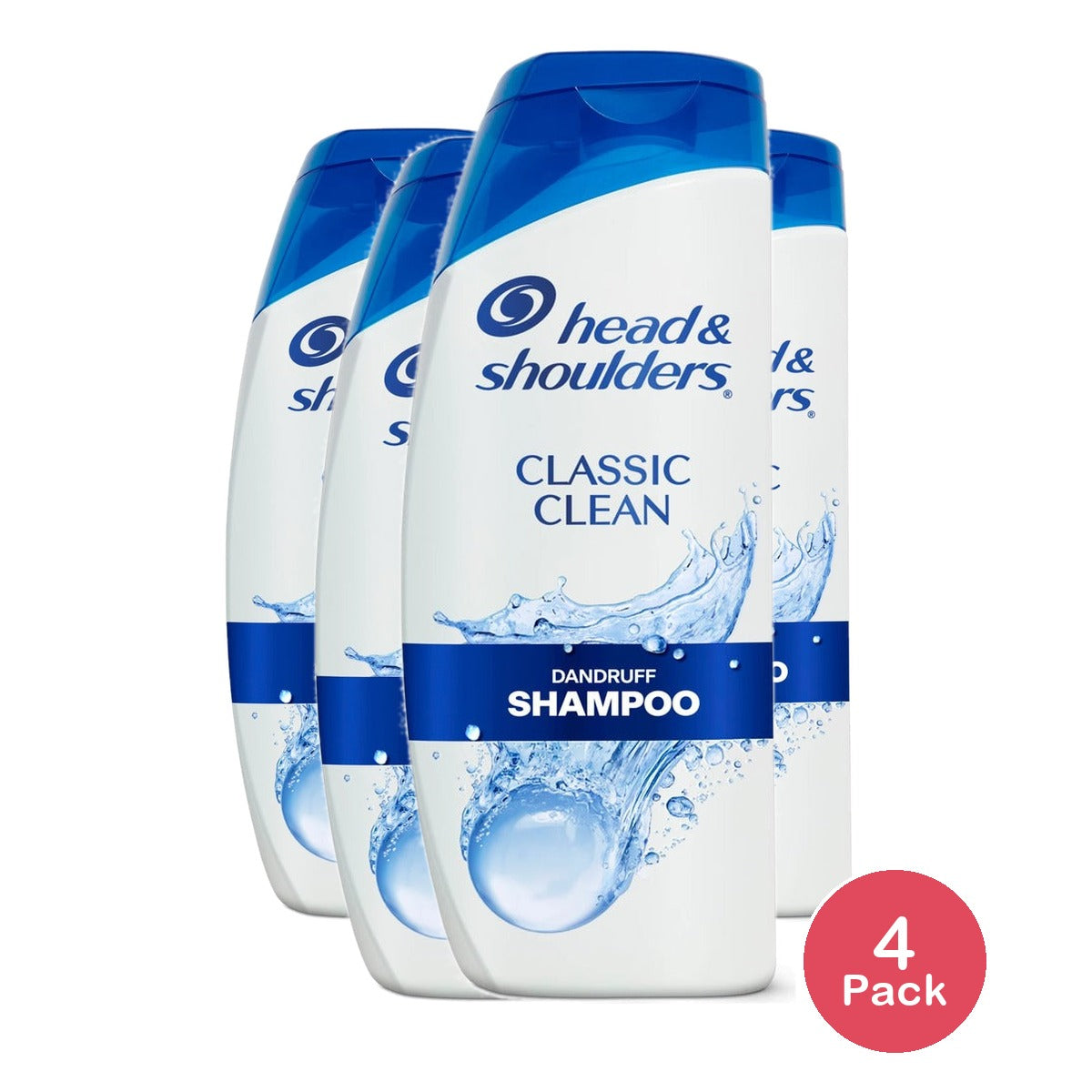 Head & Shoulders Classic Clean Shampoo 20.7 Oz (Pack of 4)