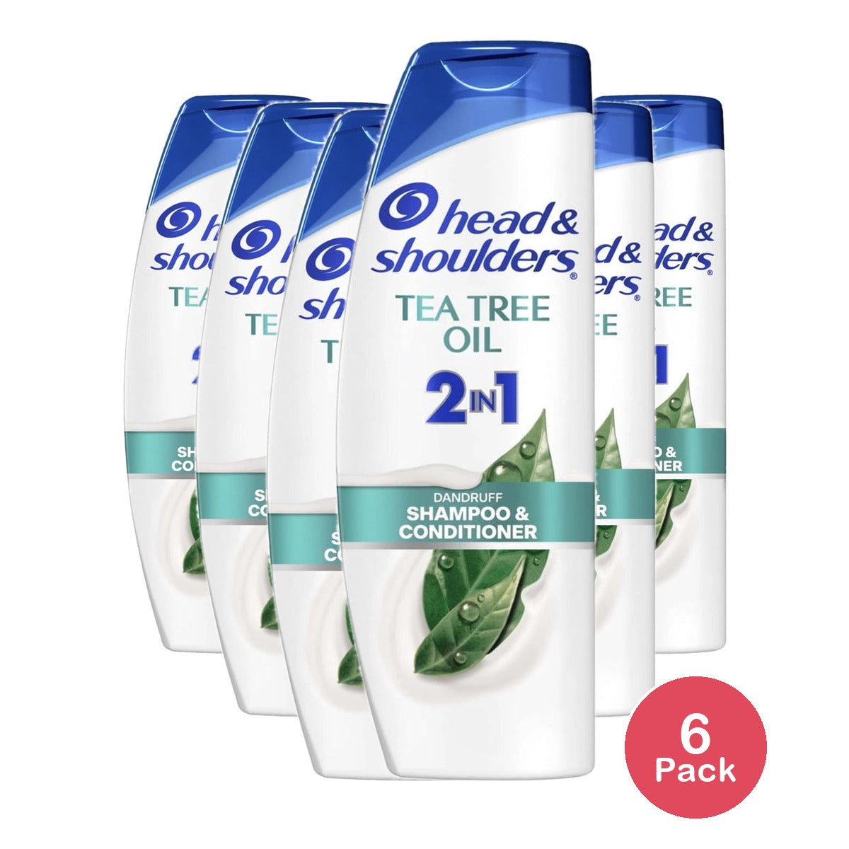 Head & Shoulders Dandruff Treatment/Dandruff Shampoo and Conditioner with Tea Tr 12.5 fl oz(Pack of 6)