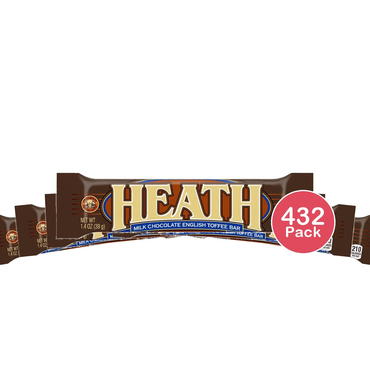 Heath Milk Chocolate English Toffee Candy Bar 1.4 Oz (Pack of 432)