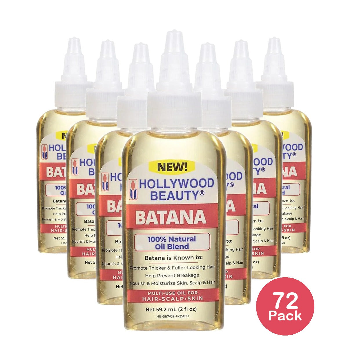 Hollywood Beauty Batana Oil 2.0 fl oz (Pack of 72)