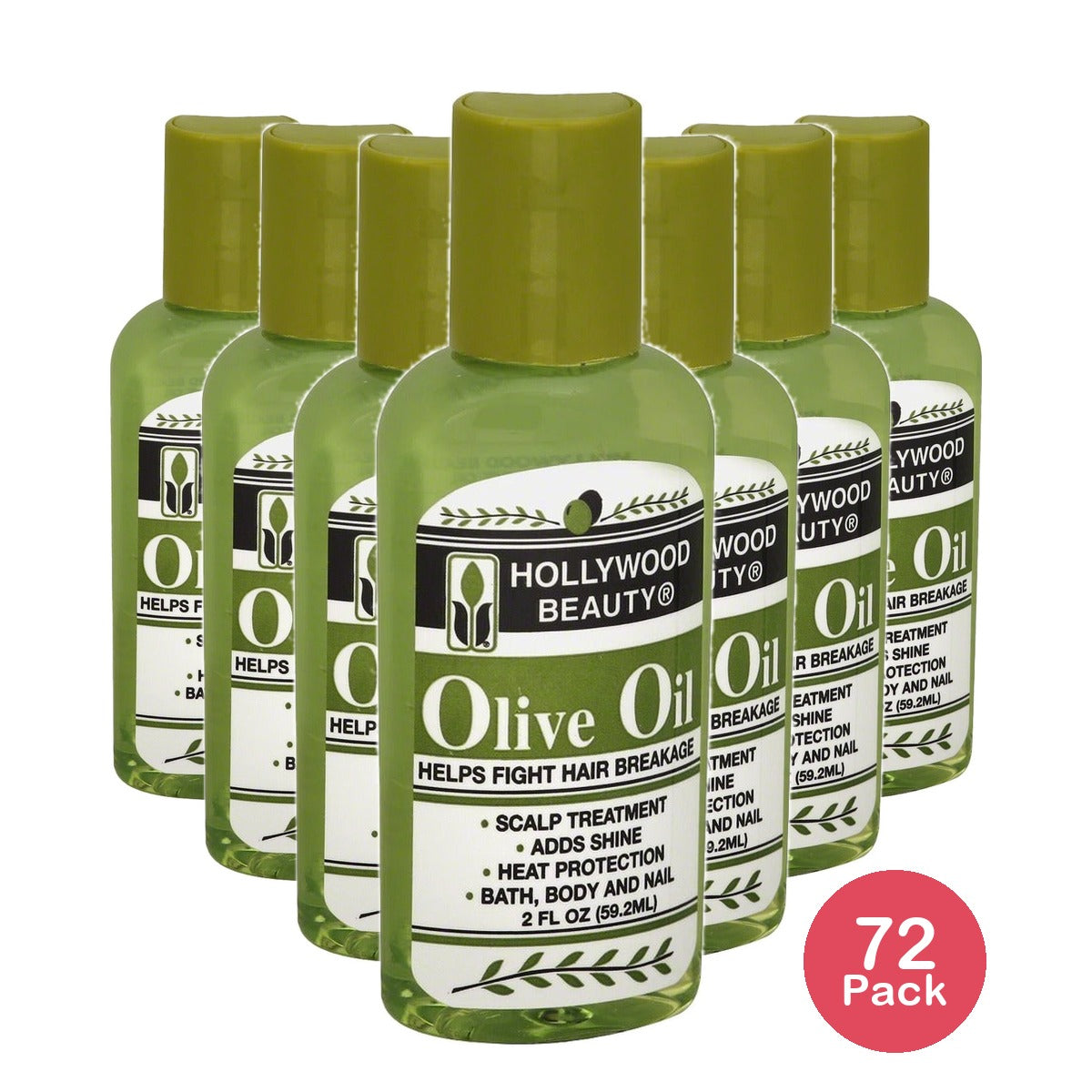 Hollywood Beauty Olive Oil 2 Fl Oz (Pack of 72)