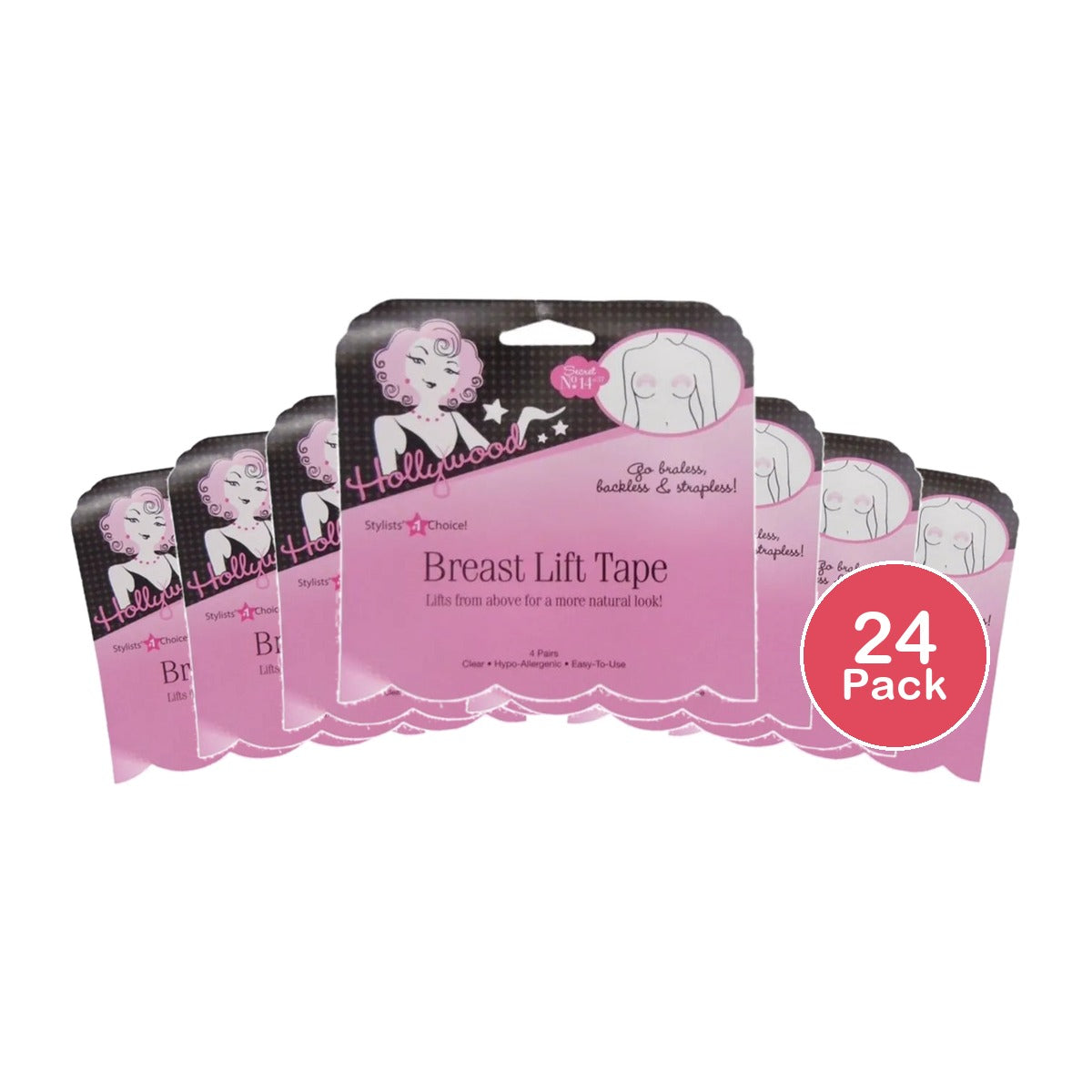 Hollywood Fashion Breast Lift Tape (Pack of 24)