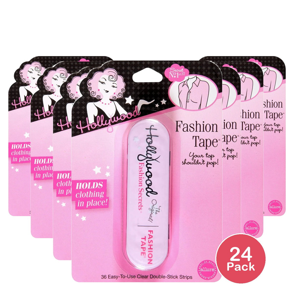 Hollywood Fashion Secrets Fashion Tape (Pack of 24)