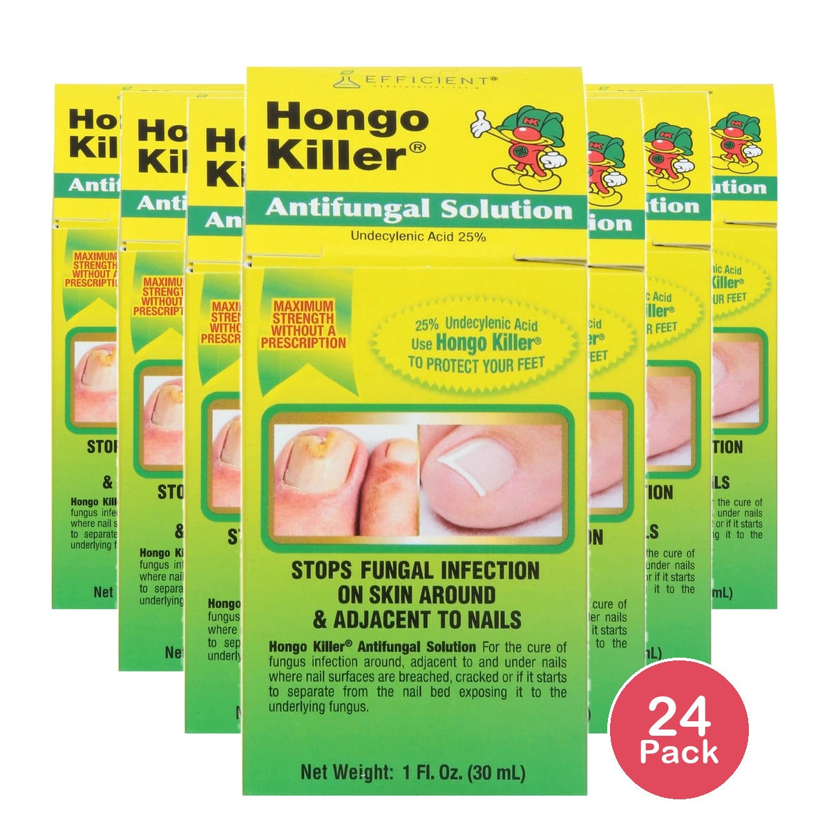 Hongo Killer Antifungal Solution 1 oz (Pack of 24)