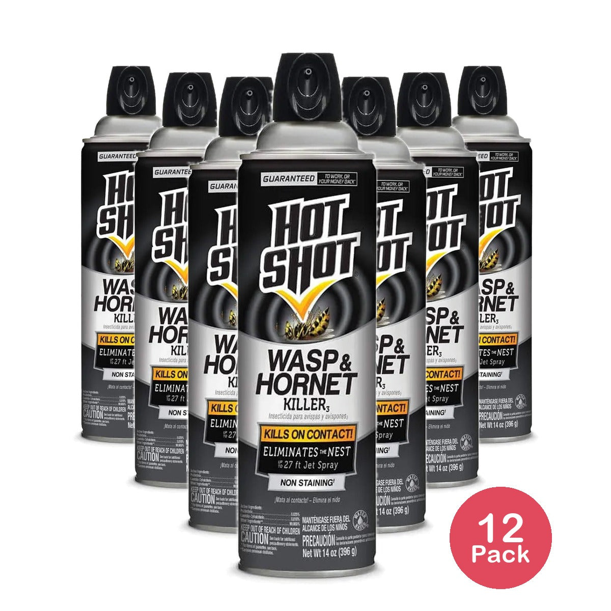 Hot Shot Wasp And Hornet 14Oz (Pack of 12)