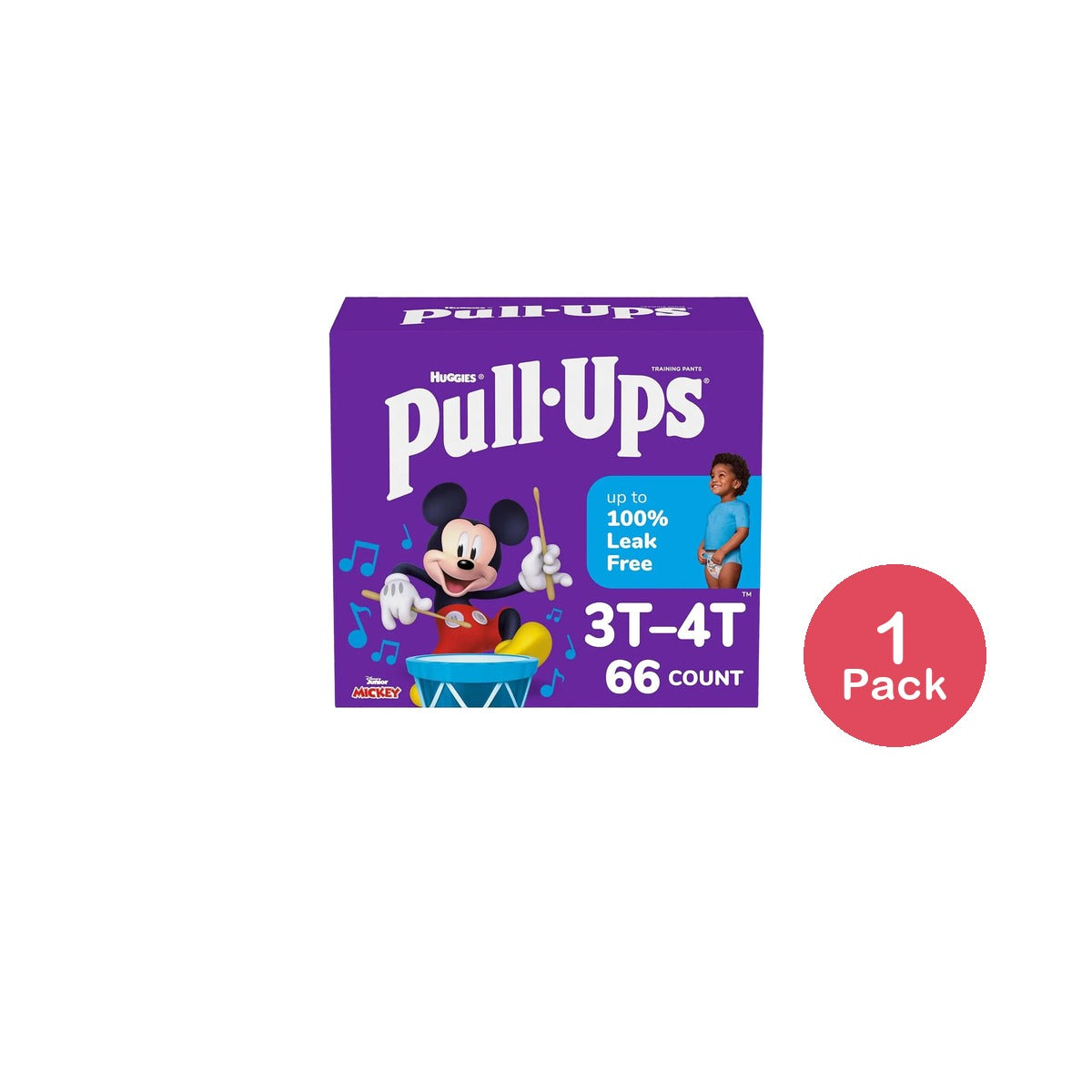 Huggies Pull-Ups Boys Potty Training Pants 3T-4T 92.8oz (Pack of 1)