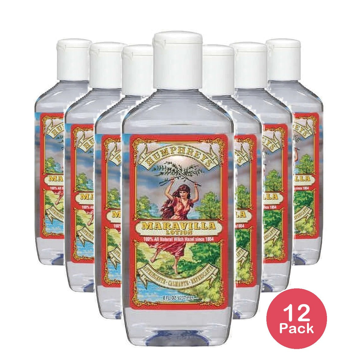 Humphrey's Witch Hazel Maravilla Lotion 8 oz (Pack of 12)