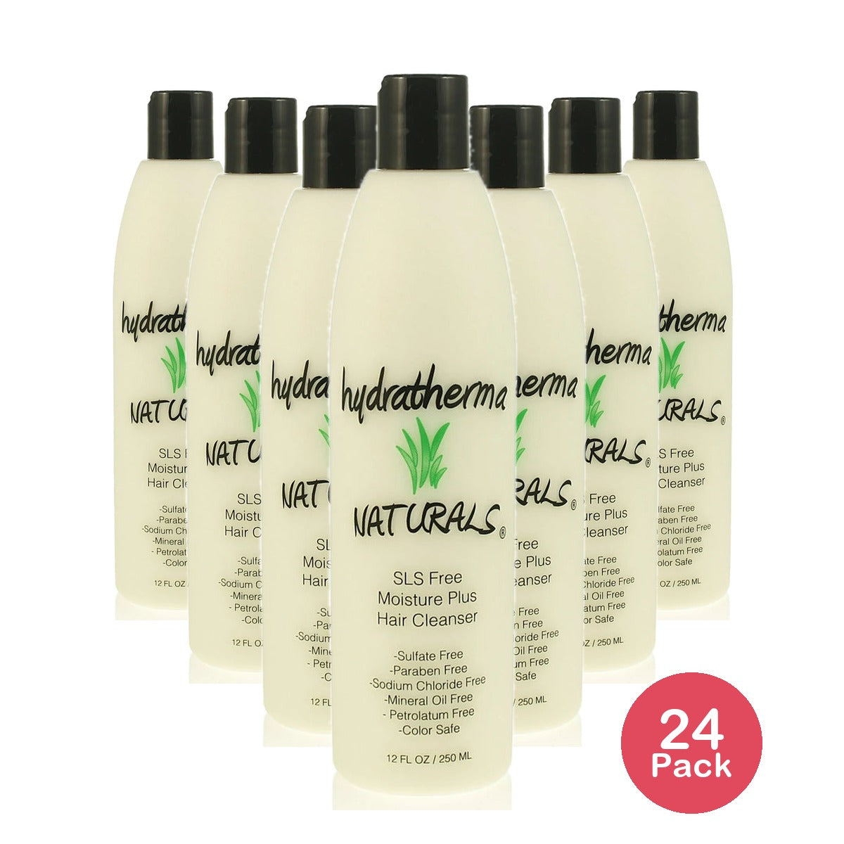 Hydratherma Naturals SLS Free Moisture Plus Hair Cleanser 12 oz. (Pack of 24)