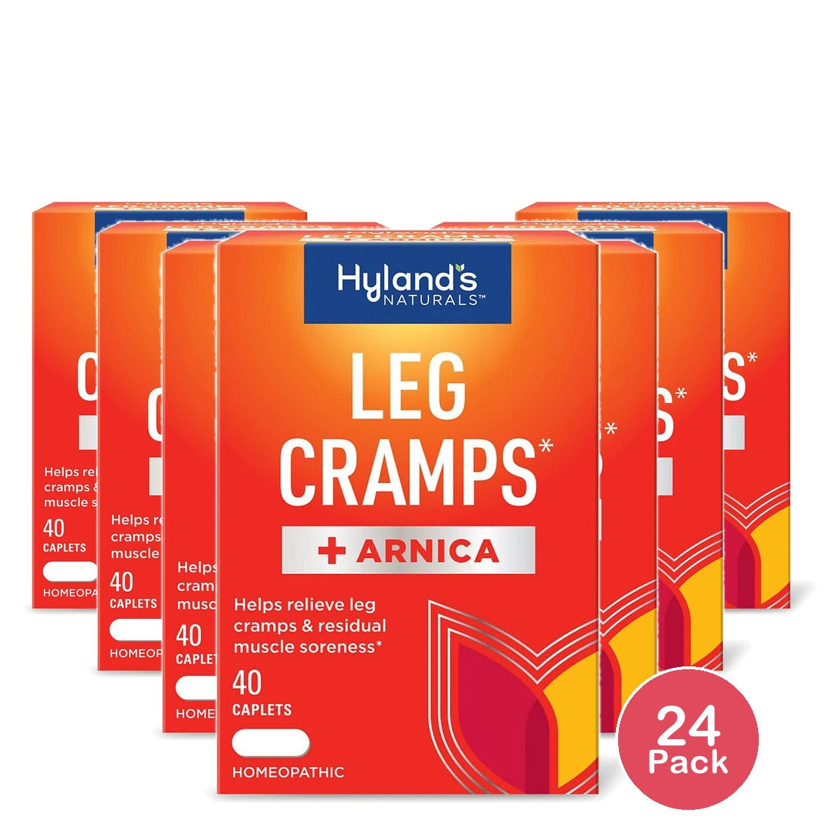 Hyland's Naturals Leg Cramps + Arnica Caplets - 40.0 ea (Pack of 24)